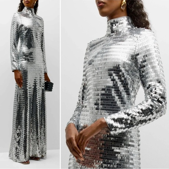 Simon Miller Sculpty Sequin Maxi Dress - Picture 3 of 11